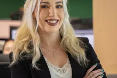 professional headshots meath natural business woman relaxed corporate portrait maynooth