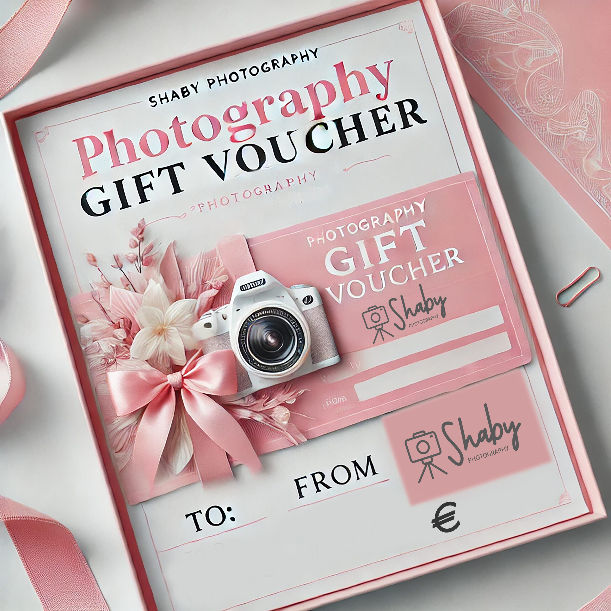 Image of a Gift Voucher - perfect for any occasion. Image provided is only an example, actual gift voucher design may vary