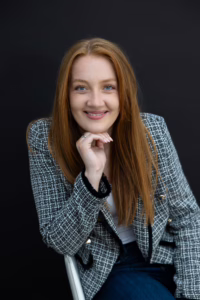 Confident pose with hand on chin – professional headshots Ireland