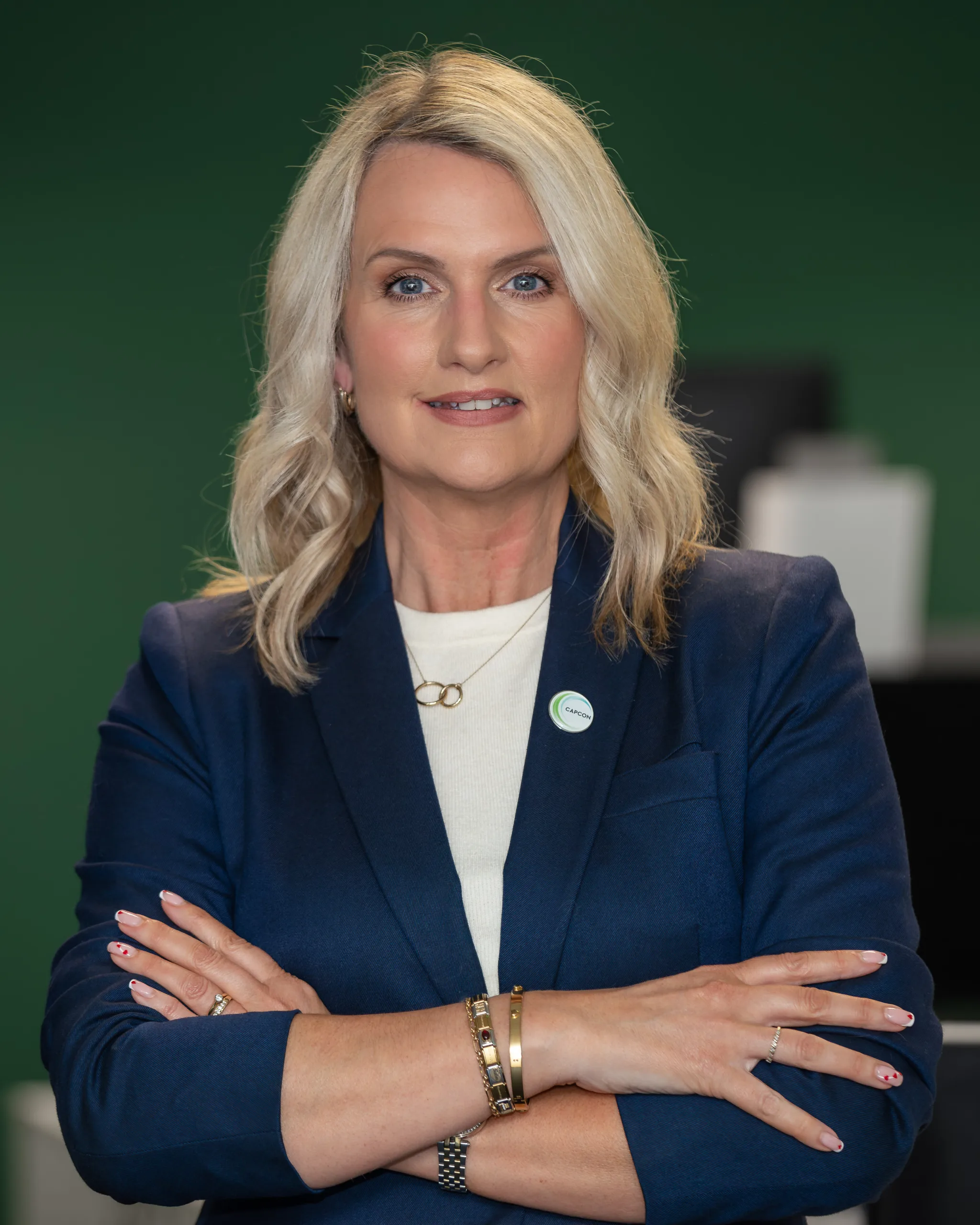 corporate headshots dublin confident business woman arms crossed professional portrait maynooth